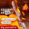 Peristaltic vibration massage stick