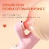 Peristaltic vibration massage stick