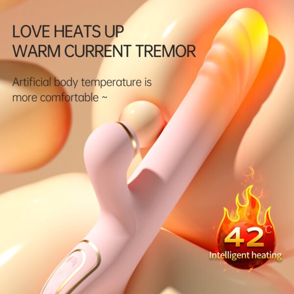 Peristaltic vibration massage stick