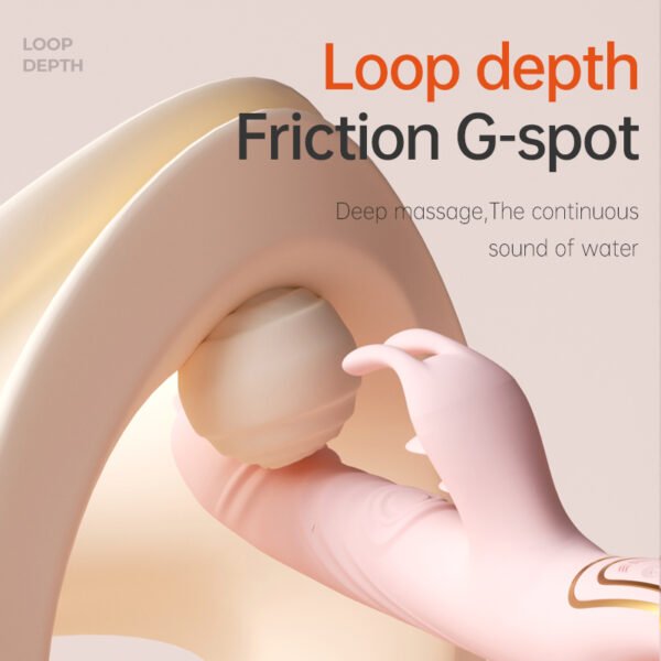 Tongue licking vibration impact massager